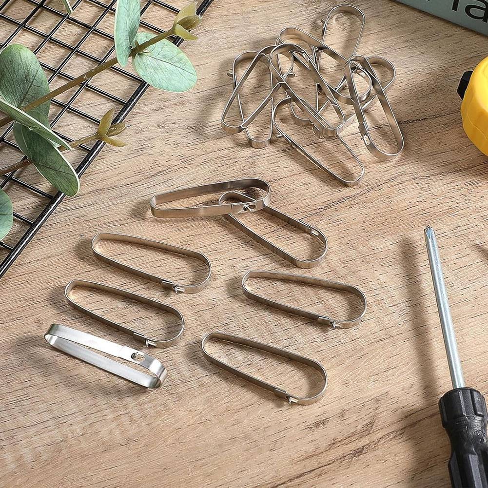 16 Pcs Real Estate Sign Clips for Sign Rider Clips Hanging Signs Stainless2841