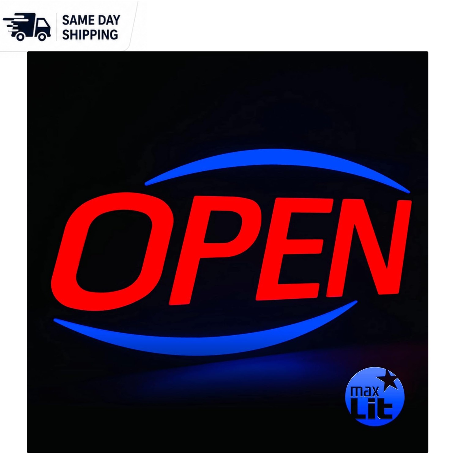 Large 32 » x 17 » LED Open Sign with Remote Control – Perfect for All Businesses