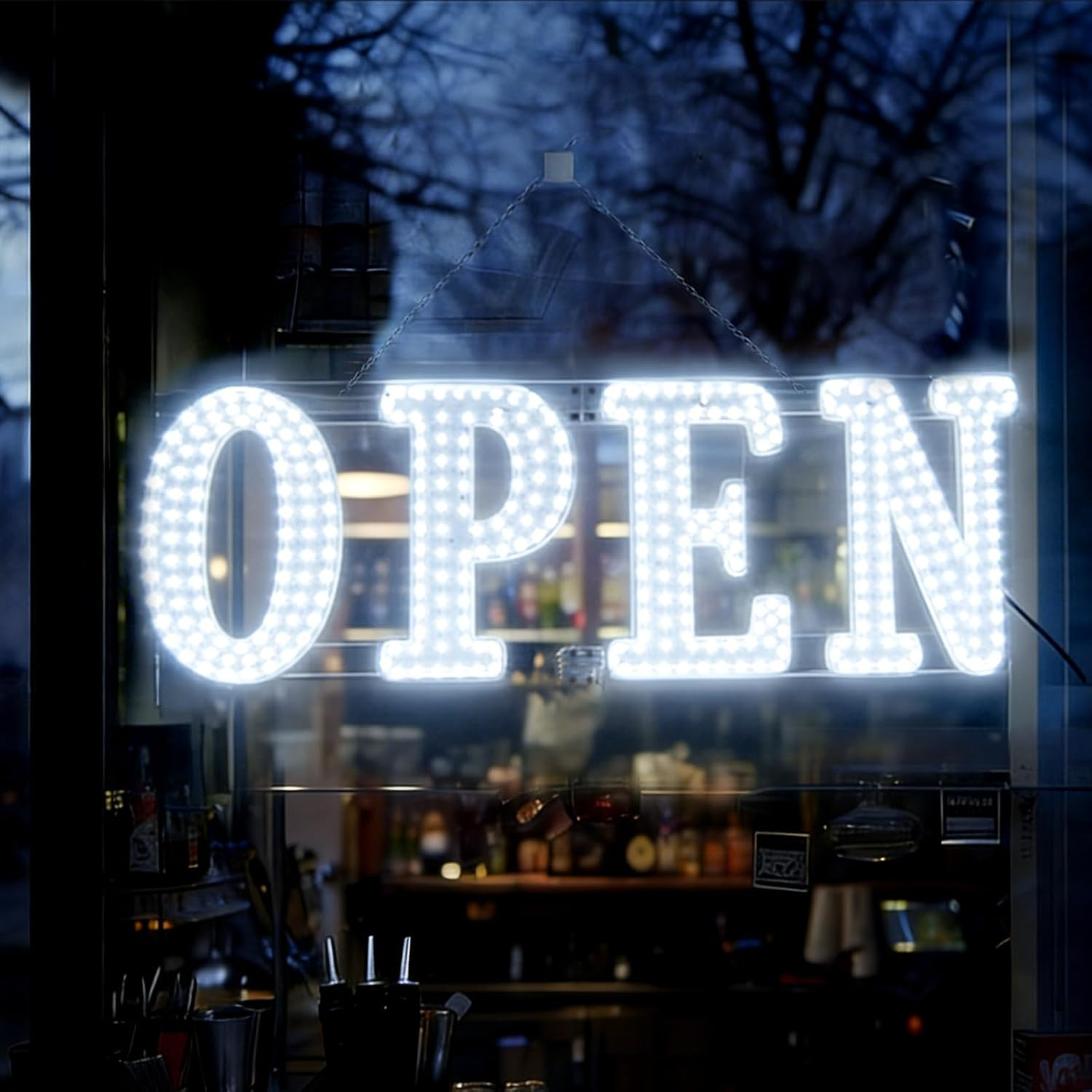 Open Sign for Business 30&Prime;X10&Prime; with Timer and Remote Control, 10 Flashing Modes