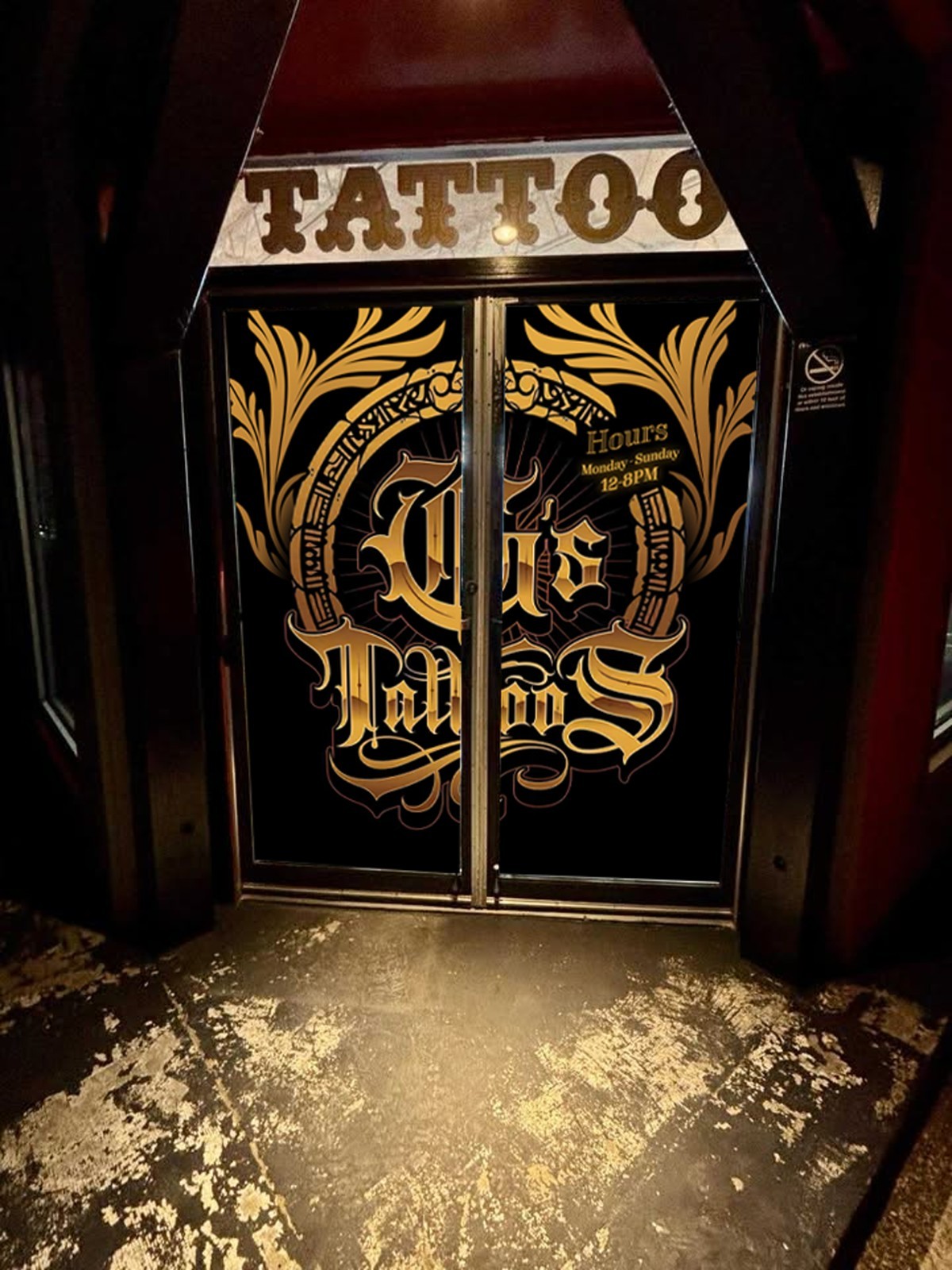 Storefront Window Decals: Includes FULL DESIGN