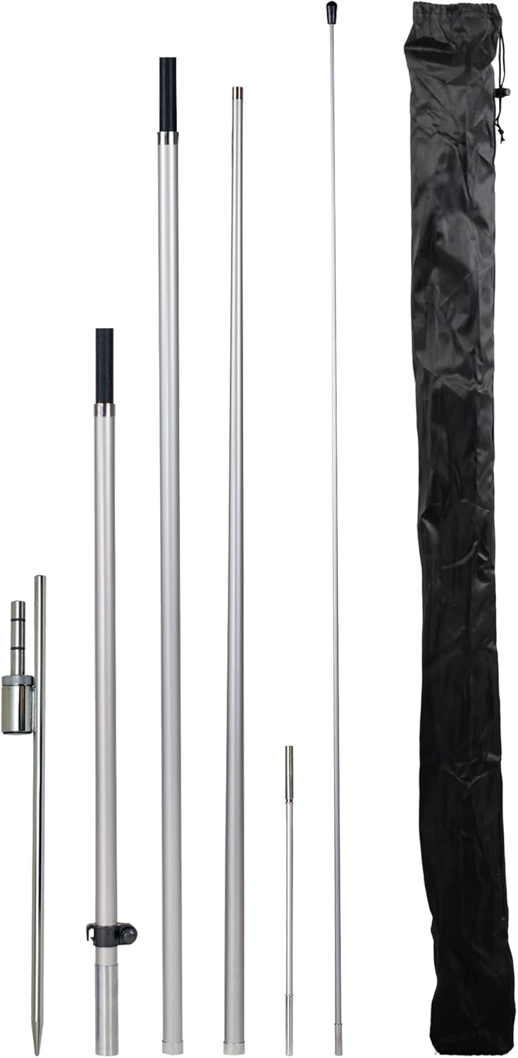 Professional 13ft Swooper Flag Pole Kit – Durable Fiberglass Construction