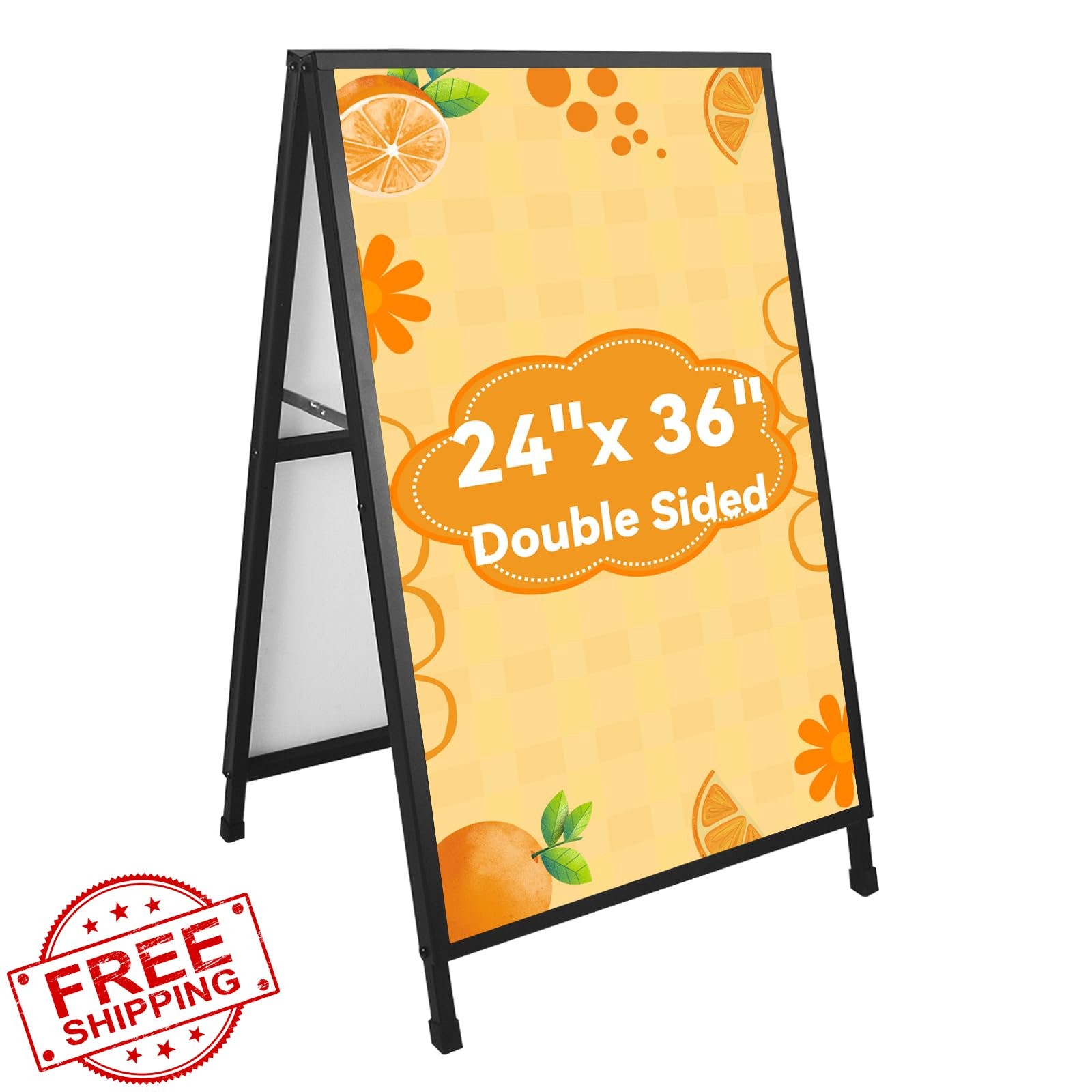 AIKUPNEY 24×36 A-Frame Sign Board Metal Foldable