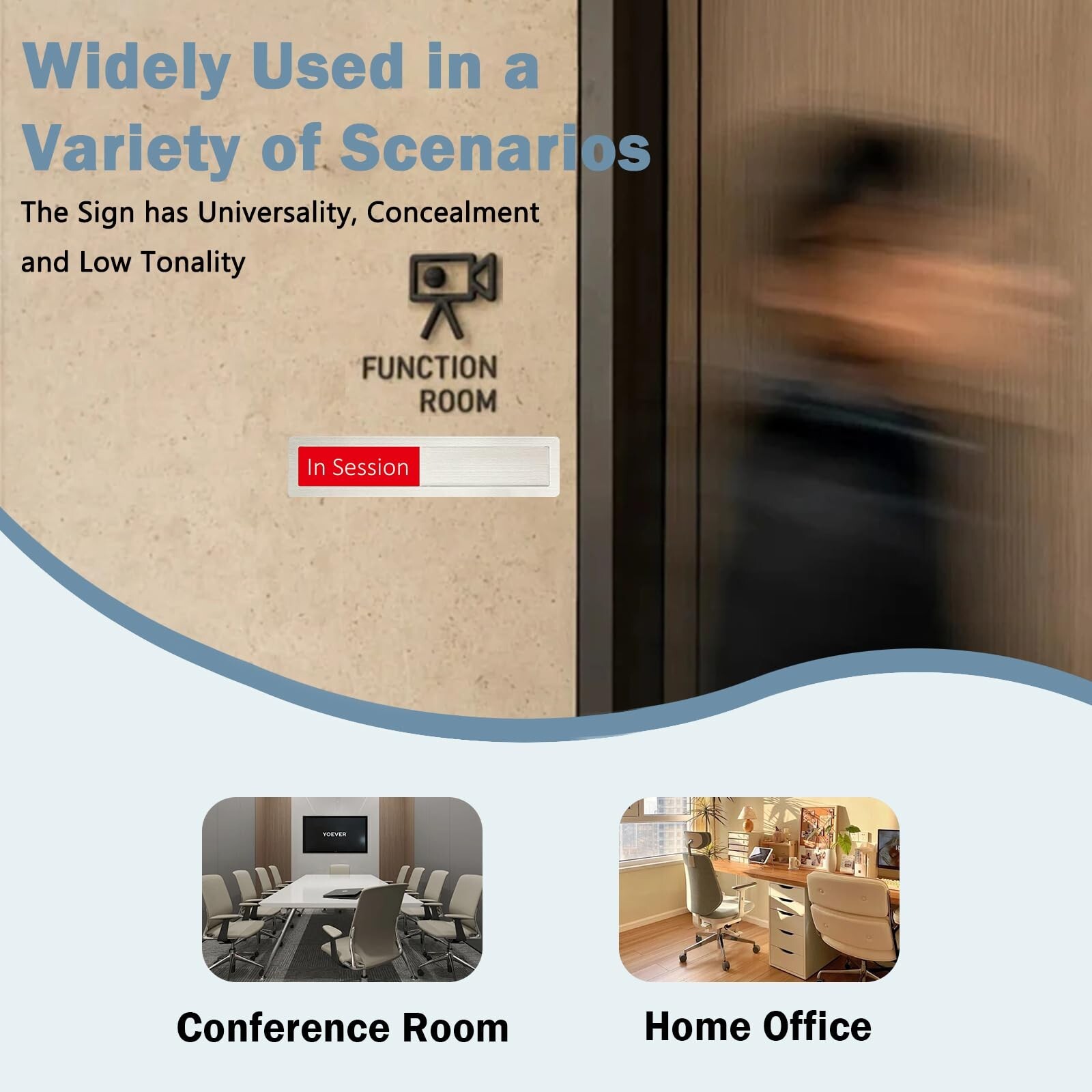 In Session or Available Sign,Vacant Occupied Sign for Home Office Hotles Hosp…