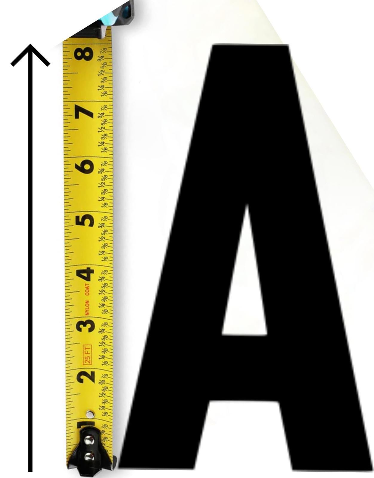 8&Prime; Replacement/Additional Letters | White Background for Message Boards