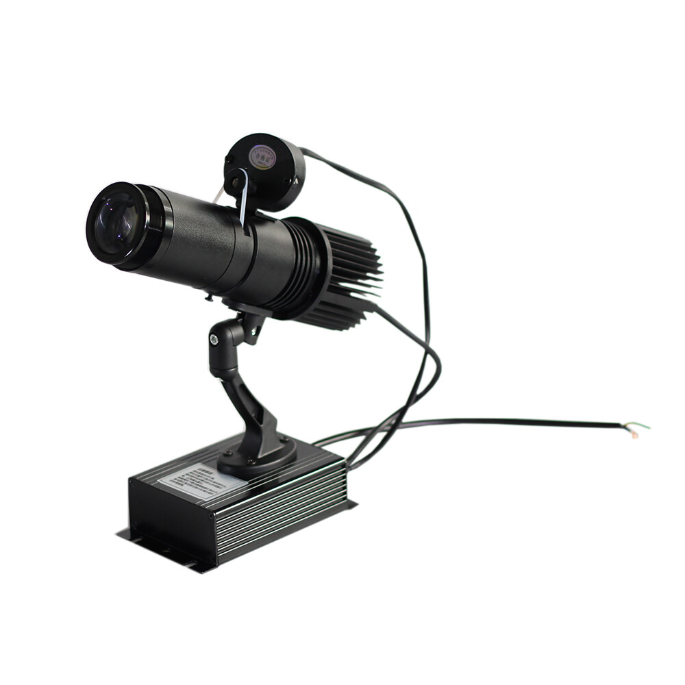 20W Indoor LED Gobo Projector Advertising Logo lamp 1 Color Rotating Glass Gobo