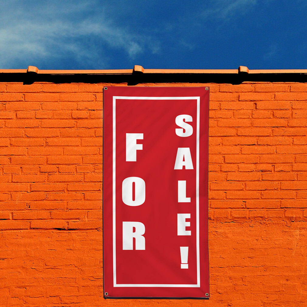 Vertical Vinyl Banner Multiple Sizes For Deal! Promotion Business Business