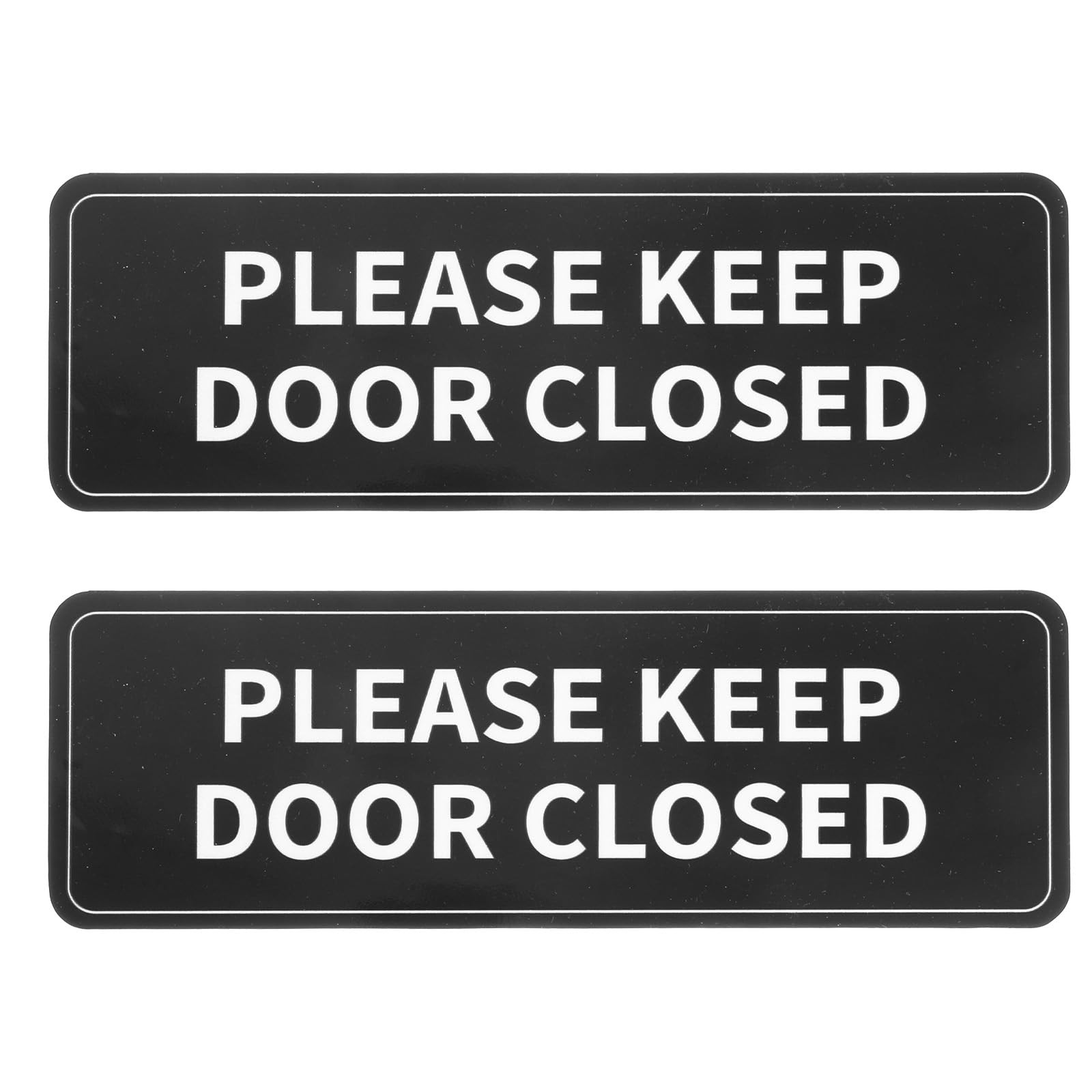 2Pcs Please Keep Door Closed Sign for House,Adhesive Door Stickers for Indoor…