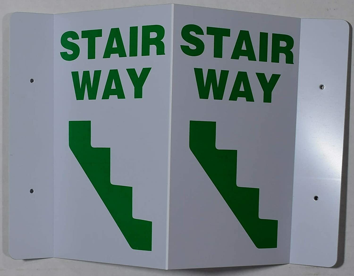 Stairway 3D Projection Sign/Stairway Hallway Sign (White,5.5×9).. -REF24-1027