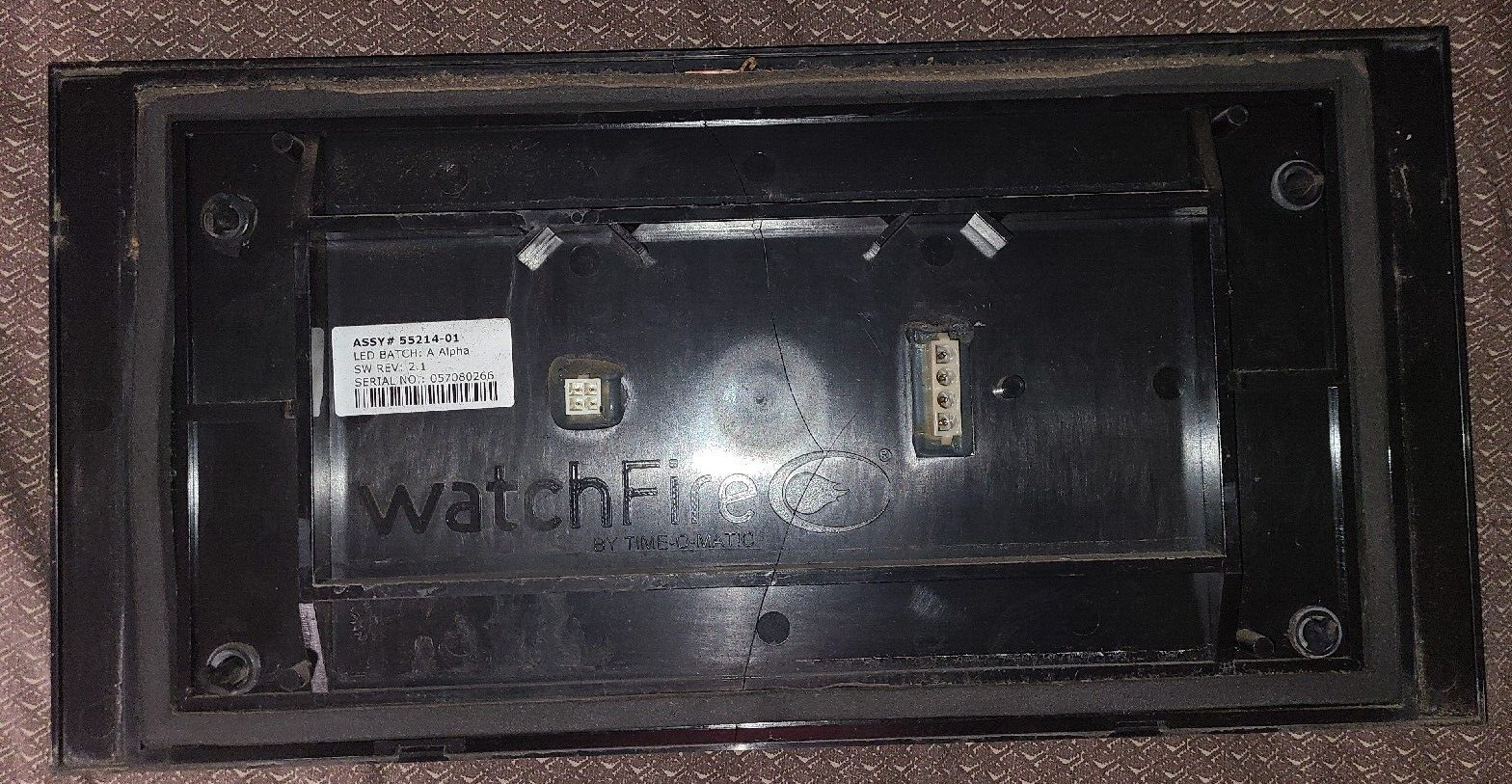 Full Color WatchFire Digital Sign Module 55214-01 Model W25.8 16&Prime; x 8&Prime; 19mm