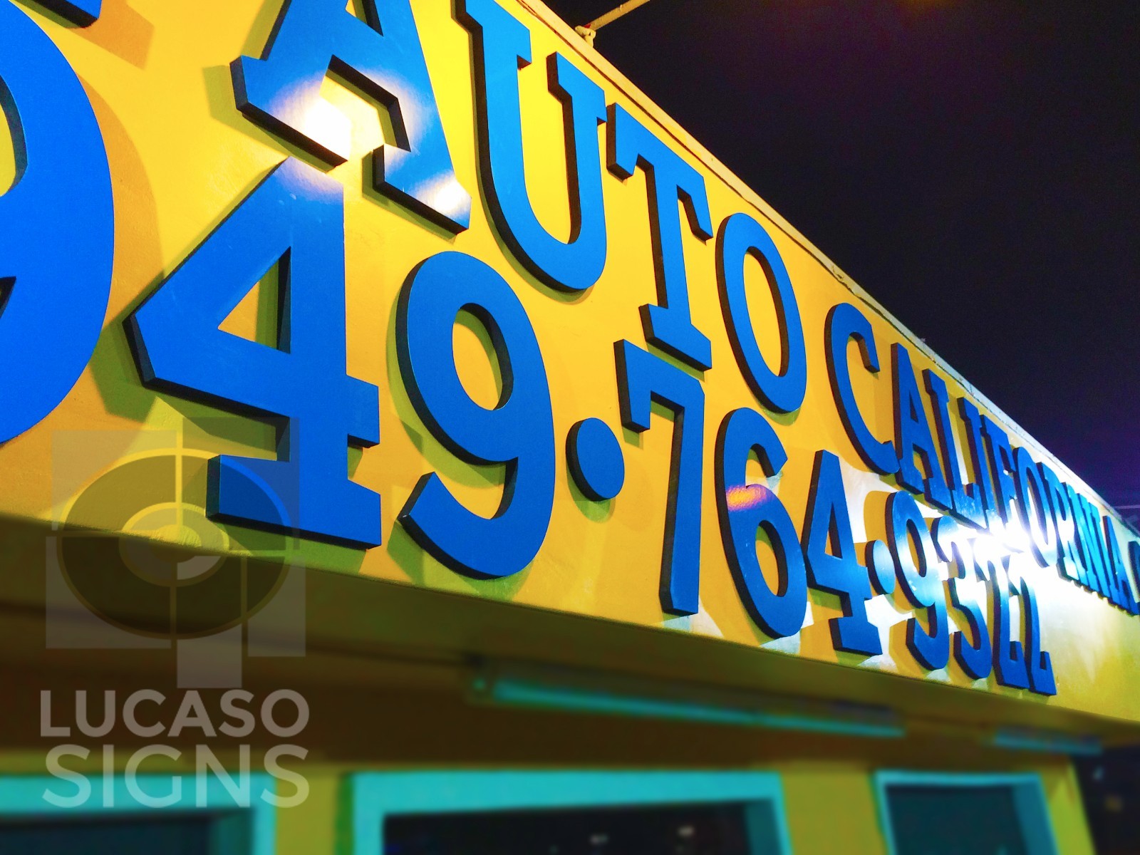 Storefront Custom Foam Sign Letters 14 Inch Acrylic Faces Outdoor Economic