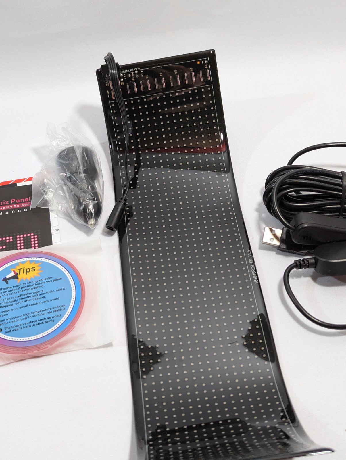 LED Sign for Car, Flexible Bright LED Signs with USB Bluetooth Smart APP Control