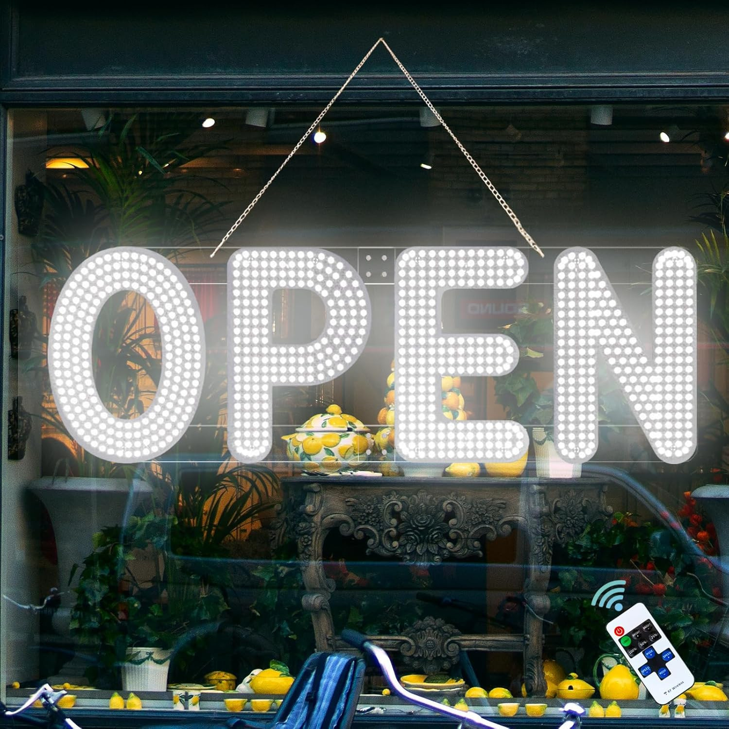 40&Prime;X14&Prime; Open Sign, LED Open Sign for Business with Remote Control, Ultra Bright