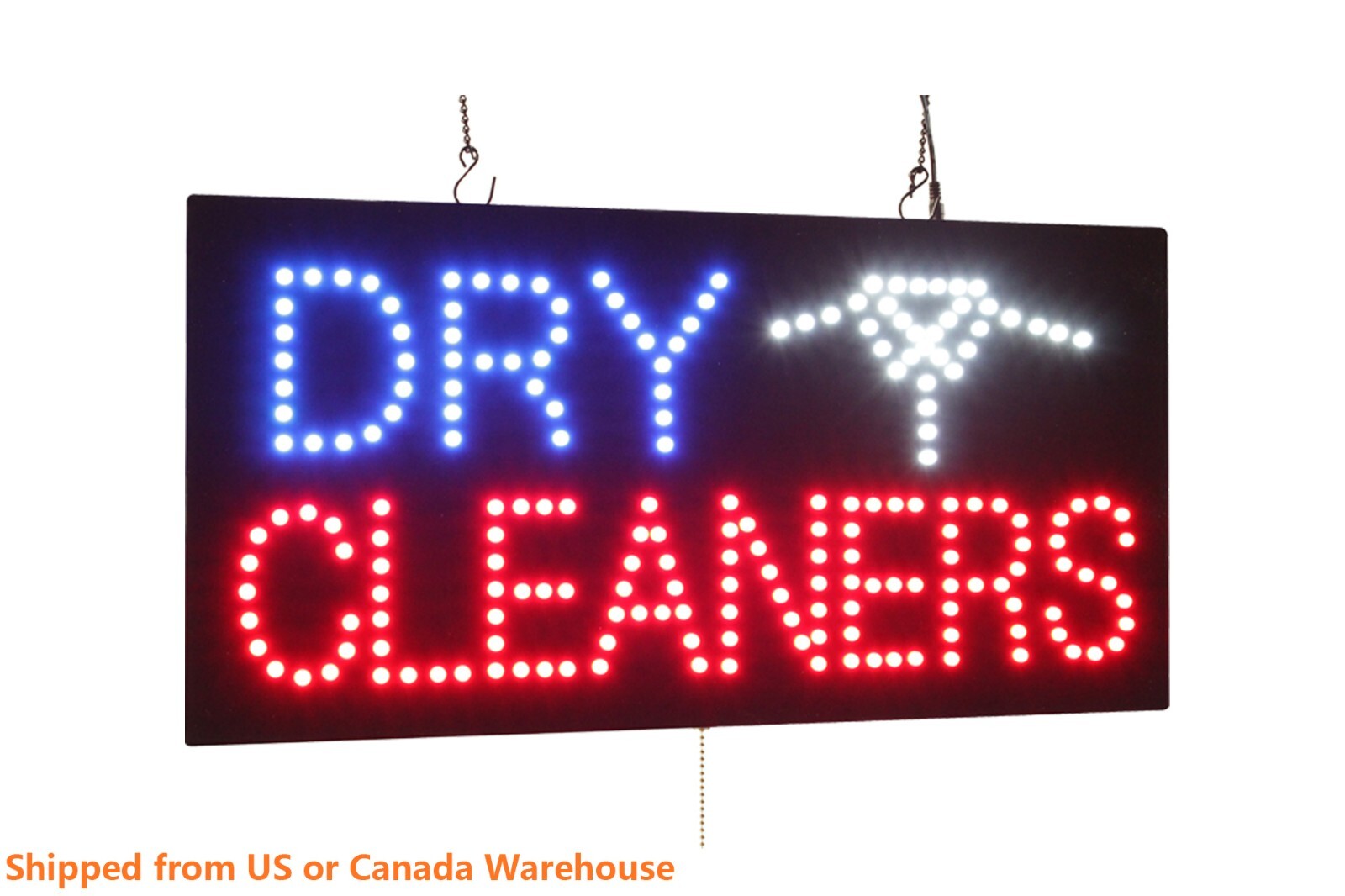 Dry Cleaners Neon Sign LED Open Sign Store Sign Business Sign Window Sign