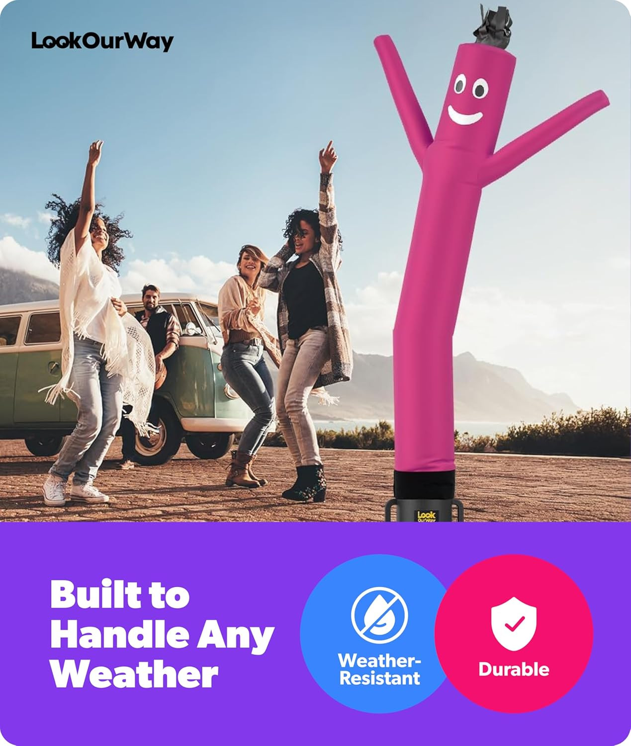 Air Dancers Wacky Waving Inflatable Tube Guy – 7Ft Tall Inflatable Advertising W