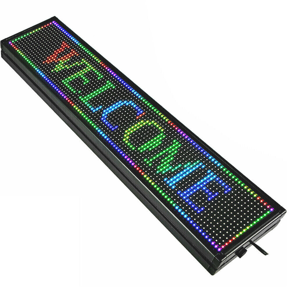 40&Prime;X8&Prime; LED Scrolling Sign Programble Digital Advertising 7-Color Display Board