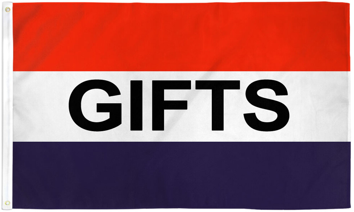 Gifts Flag 3x5ft Gift Shop Banner Sign Collectibles Souvenirs