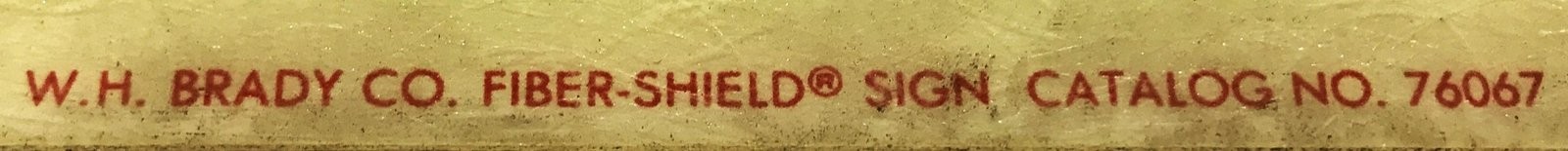 Brady Co Right Arrow Exit Sign 76067 NOS