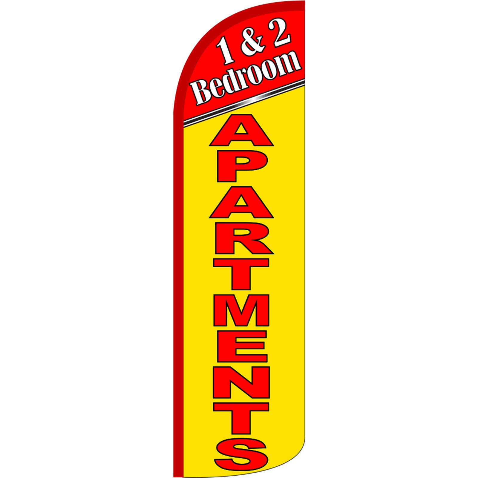 1 Bedroom Apartments 3 ft X 11 1/2 ft Windless Swooper Flag