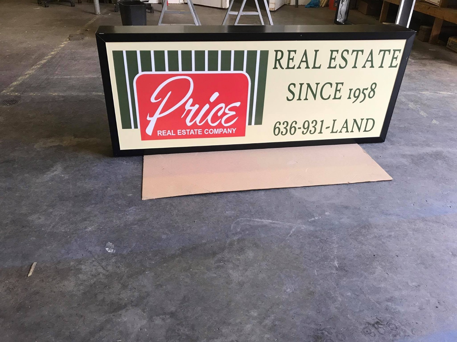 Outdoor Light Box Sign Cabinet Single Side Led Lighting 4&Prime; Profile 4×8
