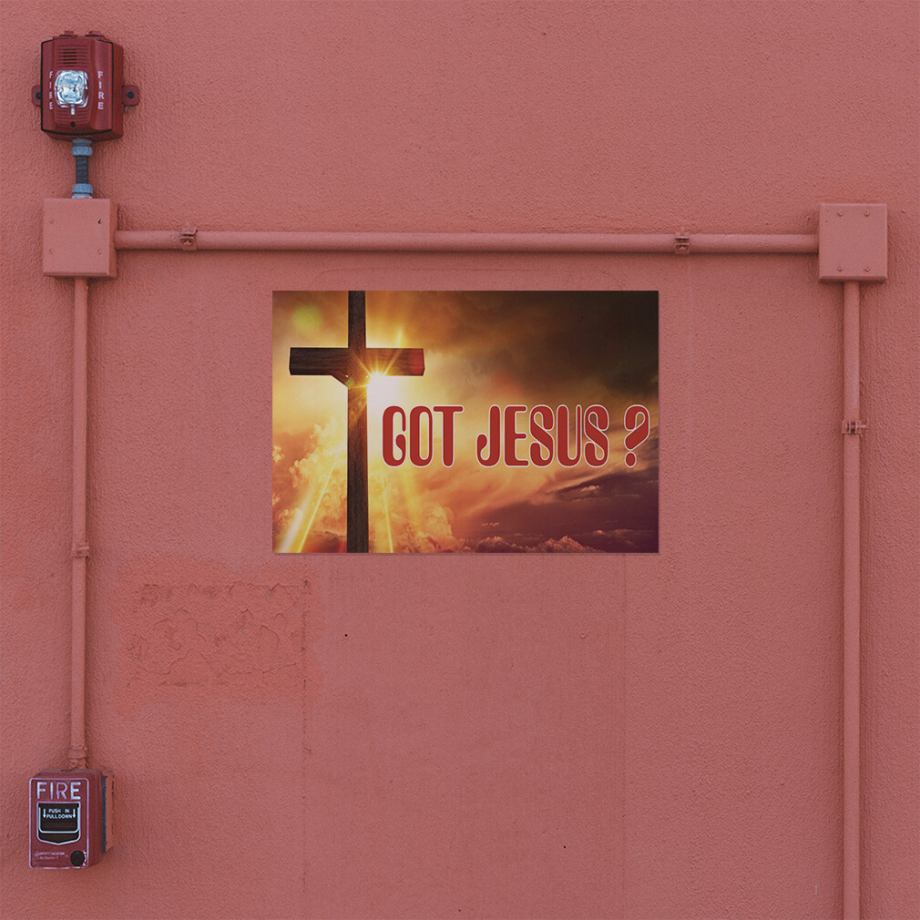 Decal Stickers Got Jesus Outdoor Advertising Printing Vinyl Store Sign Label