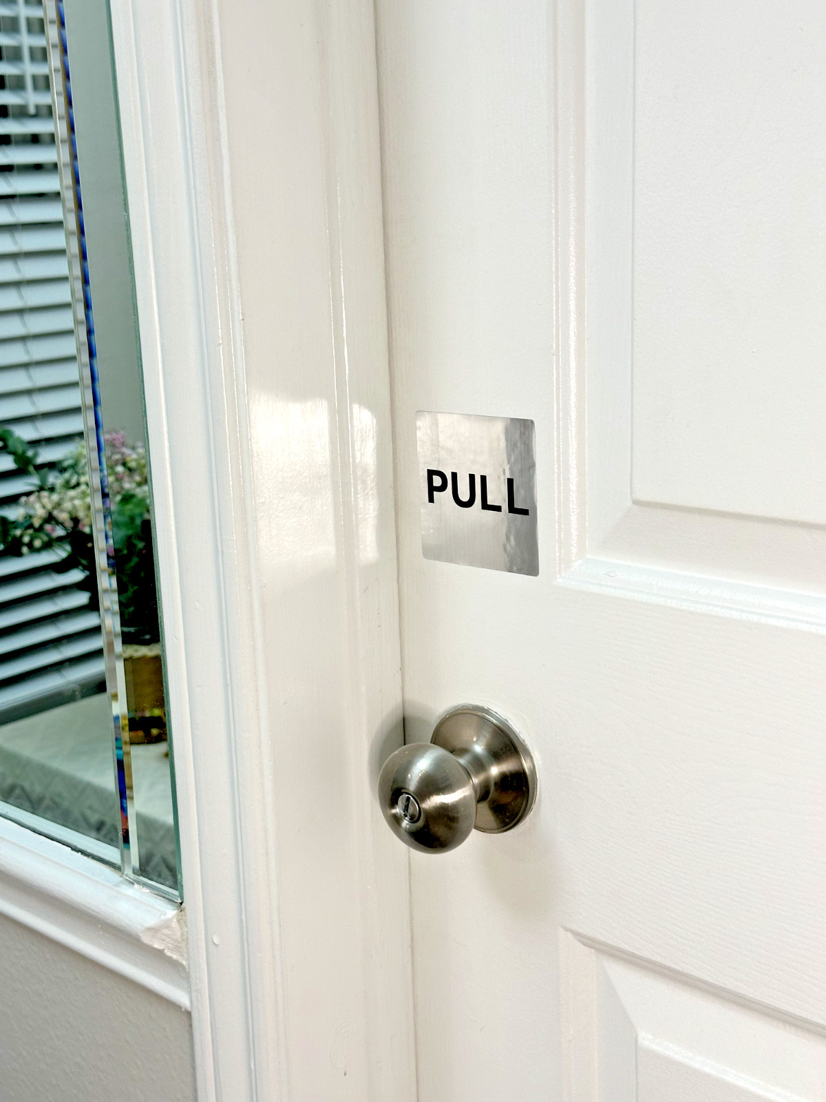 PUSH and PULL Door Sign Sticker Decal Vinyl Business Store Shop (5 Pack)