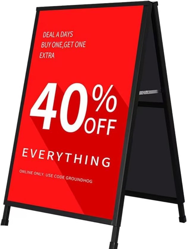 DISPLAYSWORKER A-Frame Sidewalk Sign