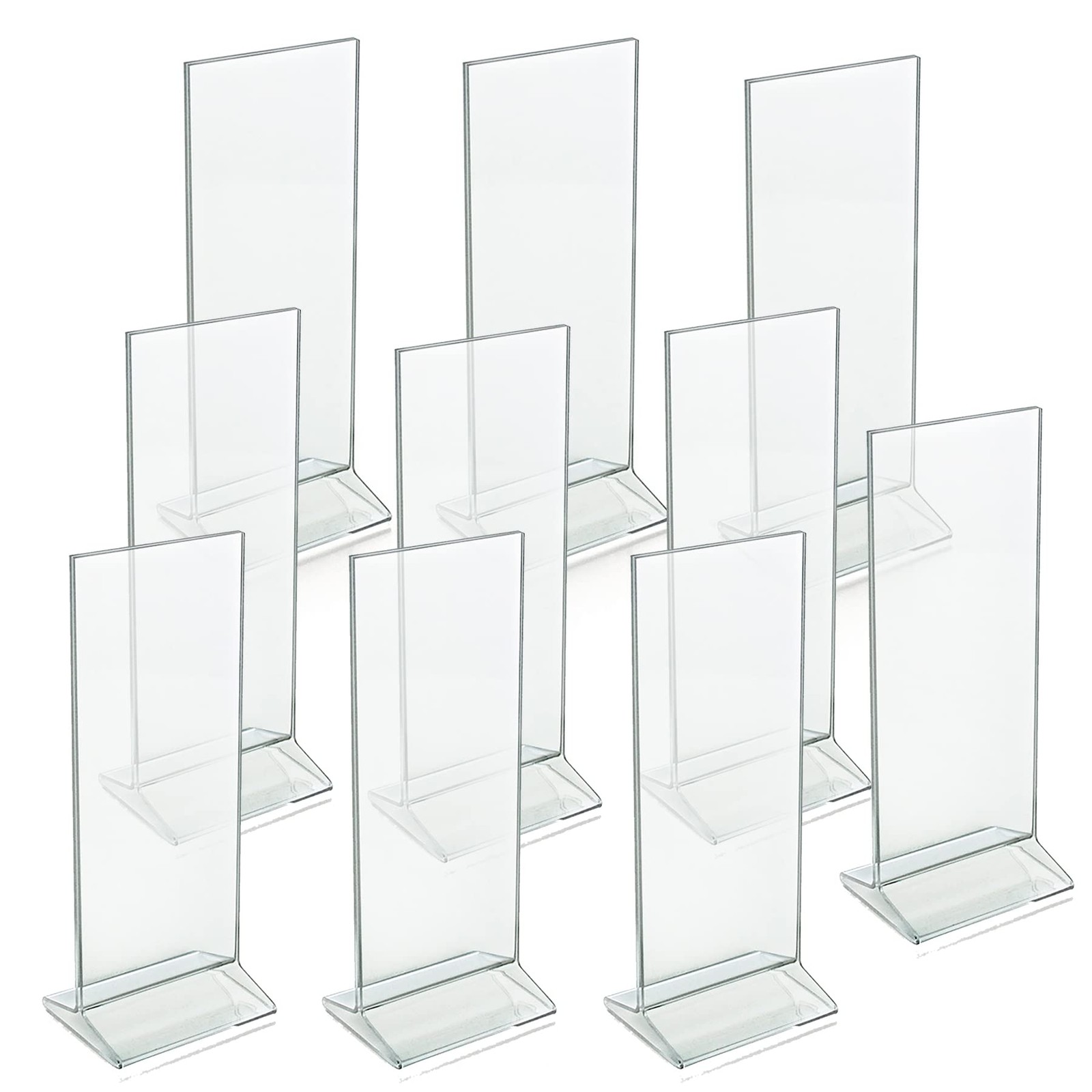 Azar Displays 142745 4.25&Prime; W x 11&Prime; H 4.25 in W x 11 H Vertical, Clear