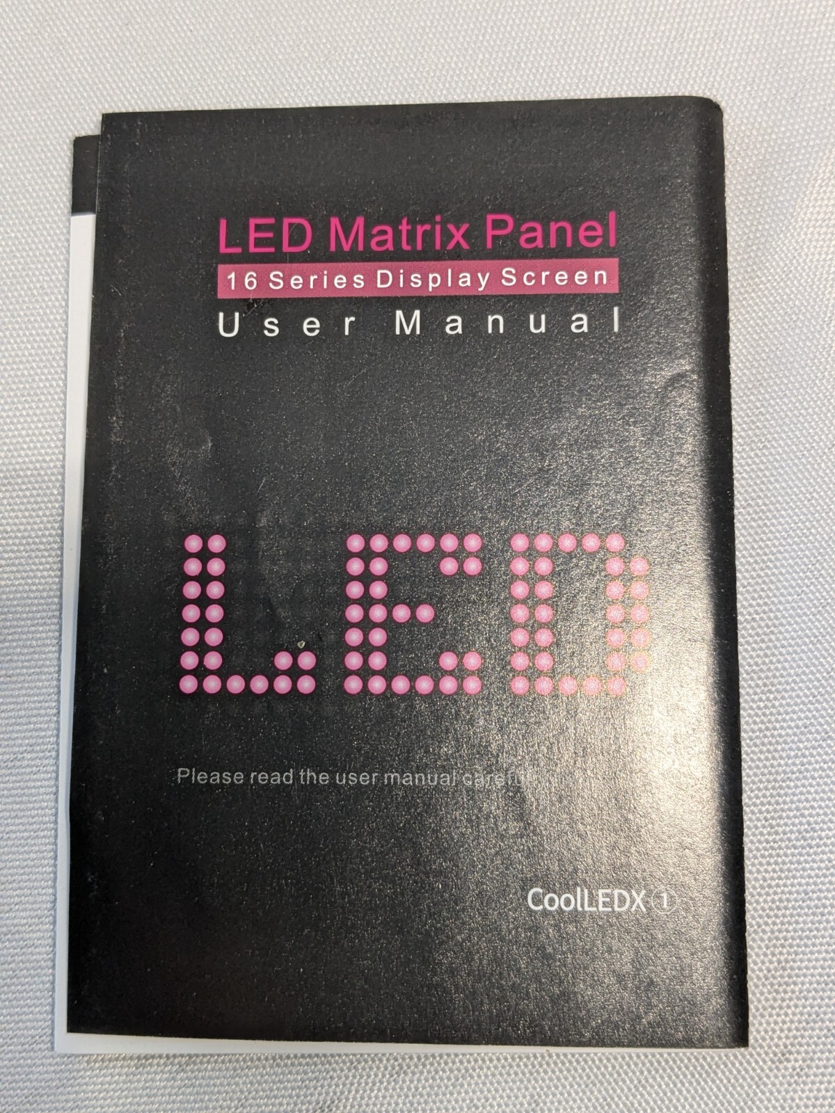 Black 16 Series Display Screen App Control LED Sign With User Manual