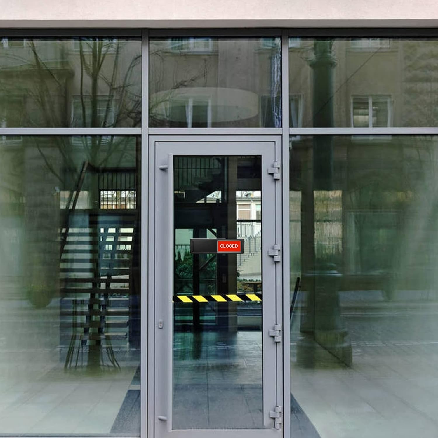 Elegant Sliding Door Sign – Dual Display for Offices, Stores, and Restaurants