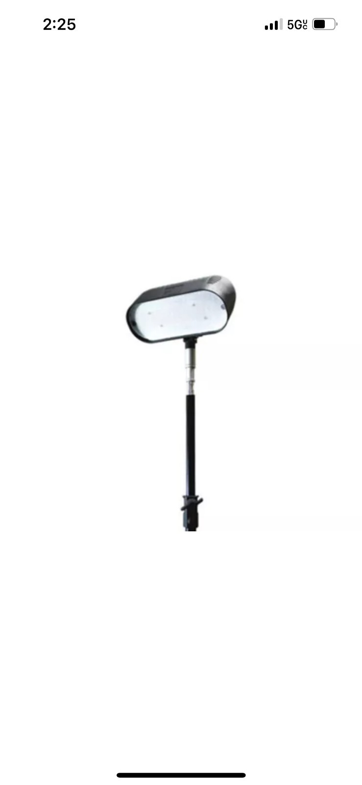 Trade show booth detachable lights