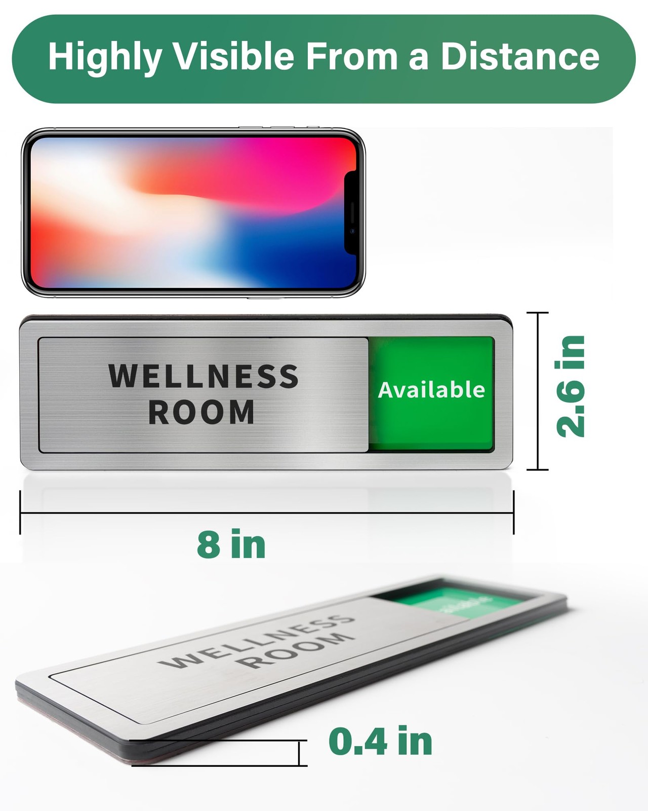 Conference Room Office Door Signs Do Not Disturb, In Use/Available Slider Sig…