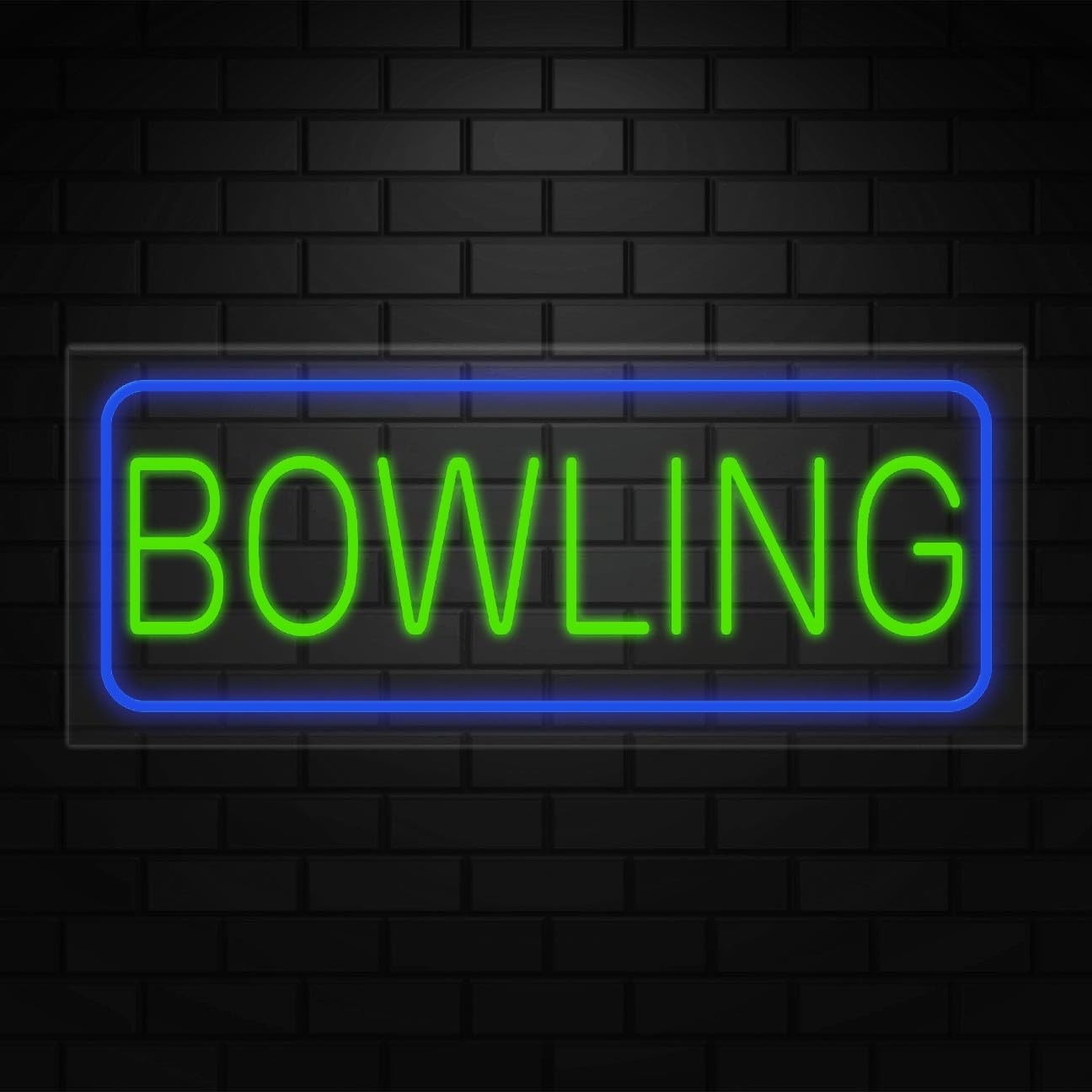 Bowling Neon Sign for Retail Displays | LED Flex Neon | 30&Prime;W x 12&Prime;H x 1&Prime;D