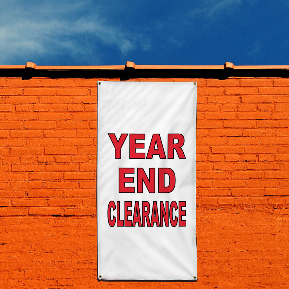 Vertical Vinyl Banner Multiple Sizes Business Weatherproof Industrial Yard Signs