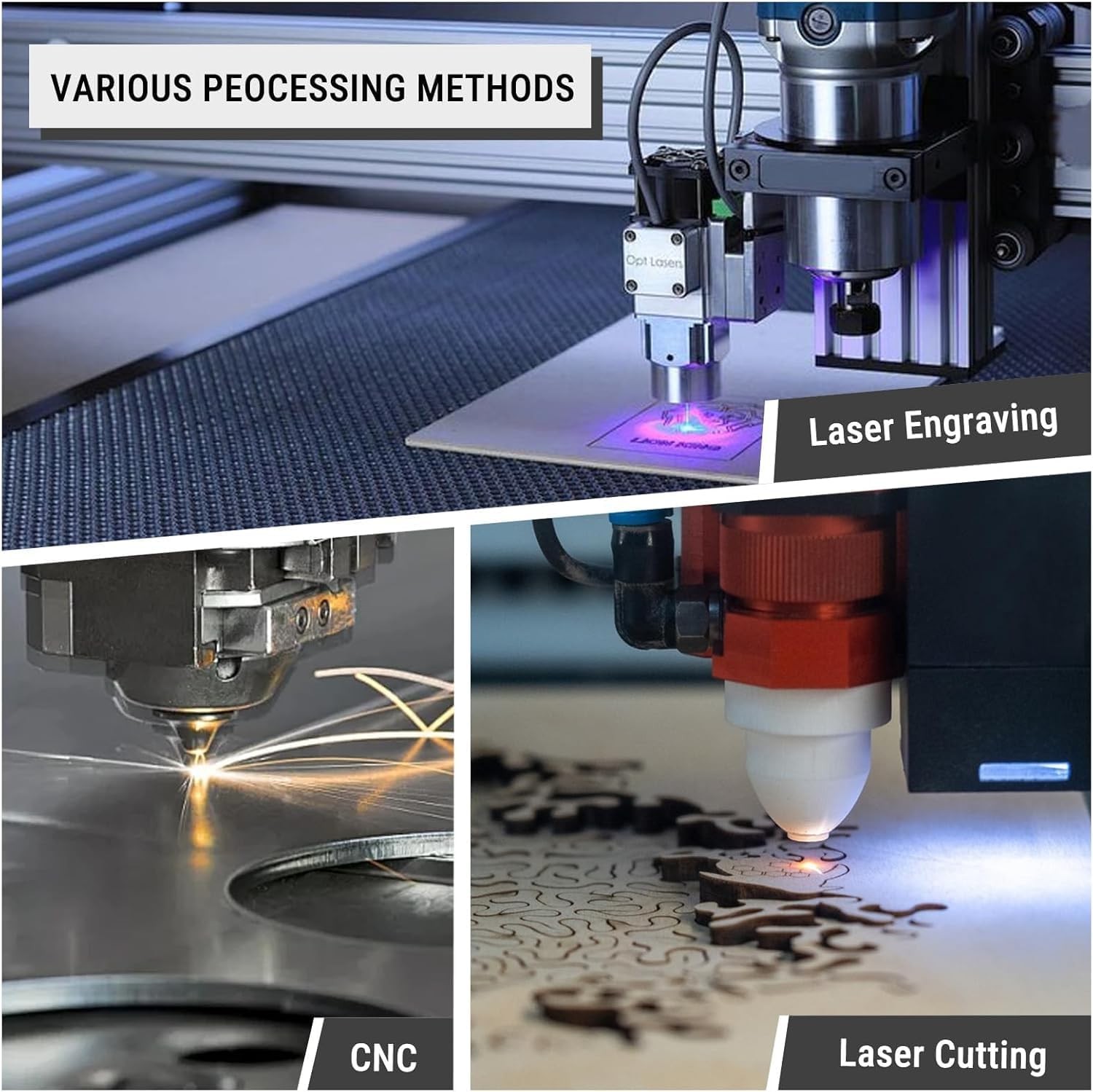 8 Pack Laser Engraving Double Color ABS Plastic Sheet 11.8 » x 11.8 » 1.3mm T…