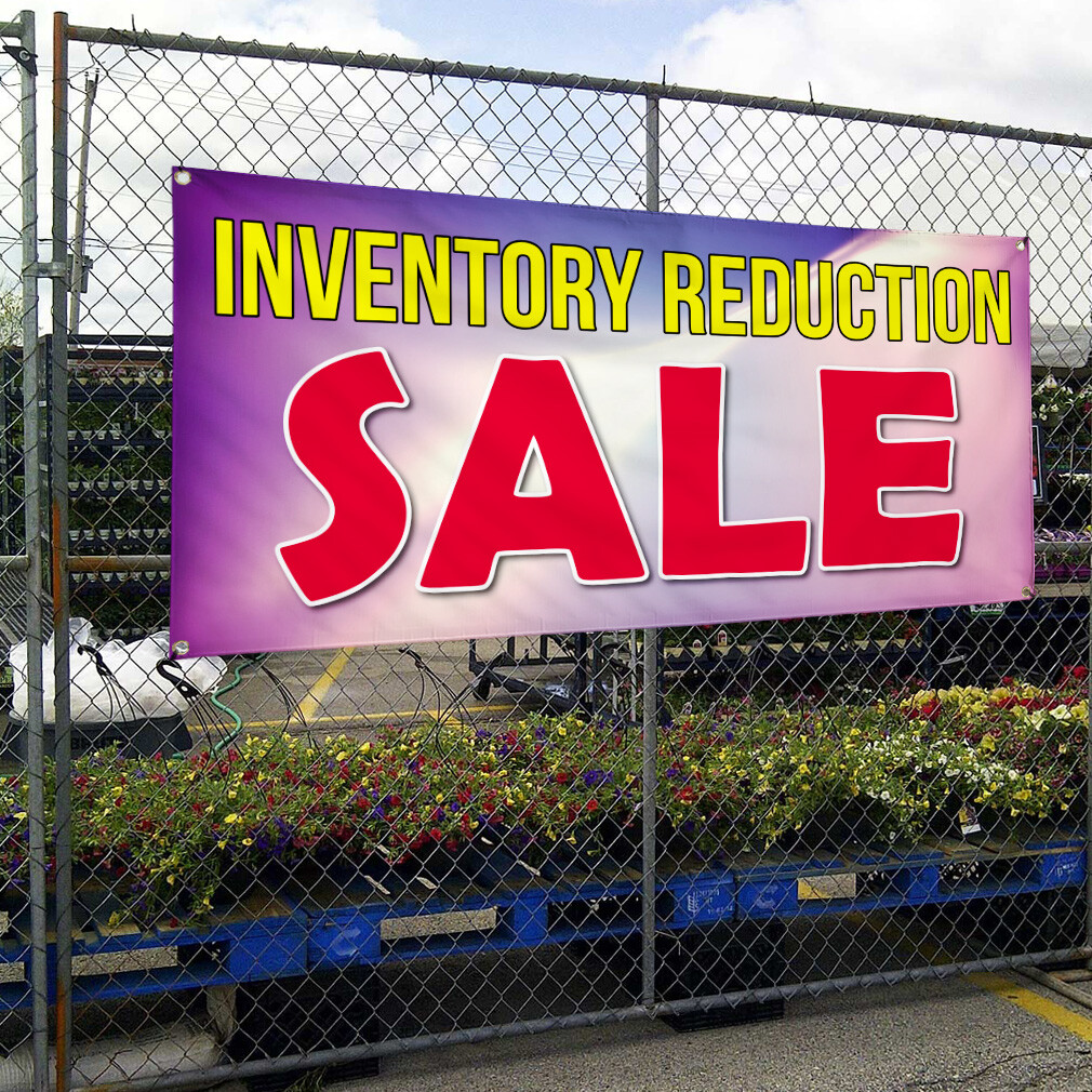 Vinyl Banner Multiple Sizes Inventory Reduction Sale Business Outdoor