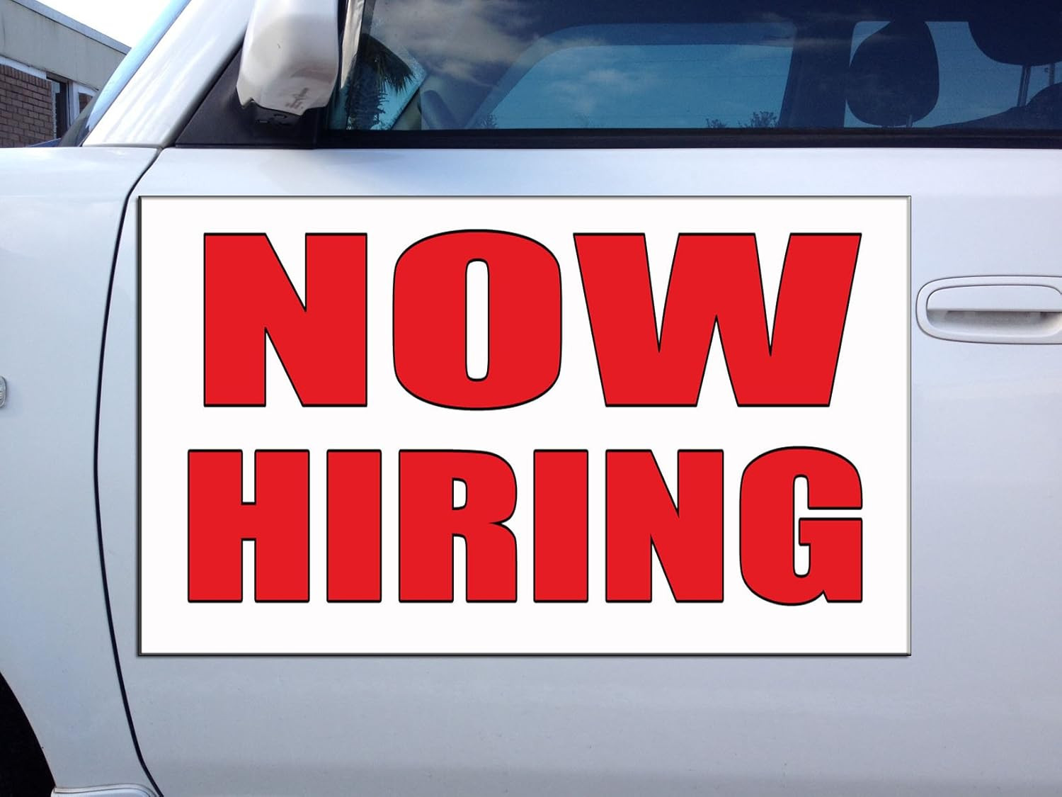 Now Hiring Auto Body Shop Car Repair Car Door Magnet Sign 12X9 Inches Set of 2