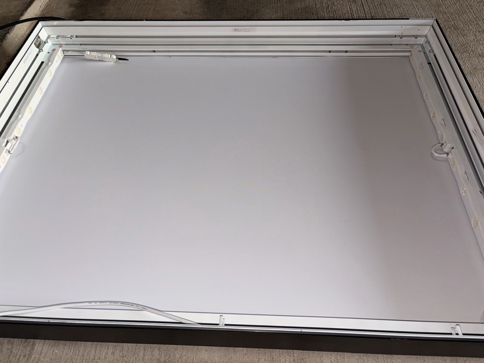 Matrix Frame USA LED Sign Frame Advertising Fabric Light box For Shop 36”x48”