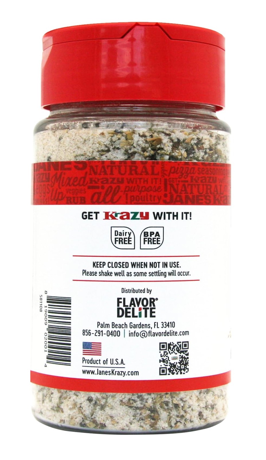 Jane&rsquo;s Krazy Mixed Up Salt, 4 Ounce 4 ounce (Pack of 1)