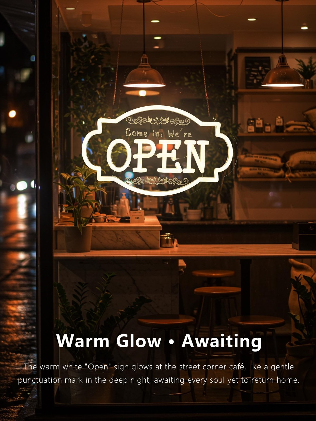 Retro Open Neon Sign,11.8 Inch Open Light up Sign – Cool Neon Light Wall Deco…