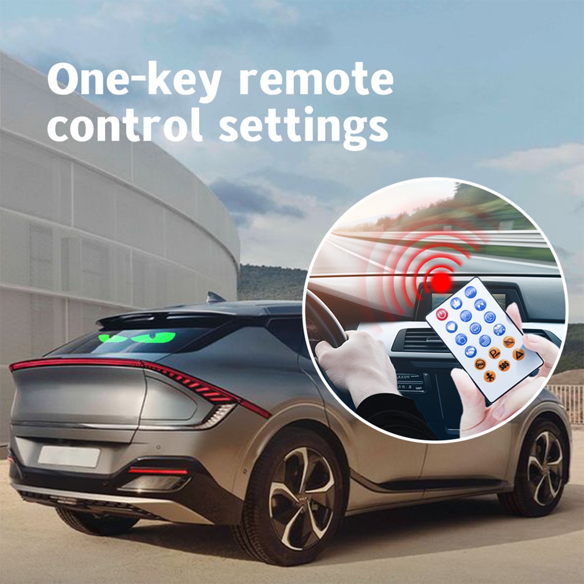 USB LED Car Flexible Sign Scrolling Message Display Screen,APP Programmable RGB