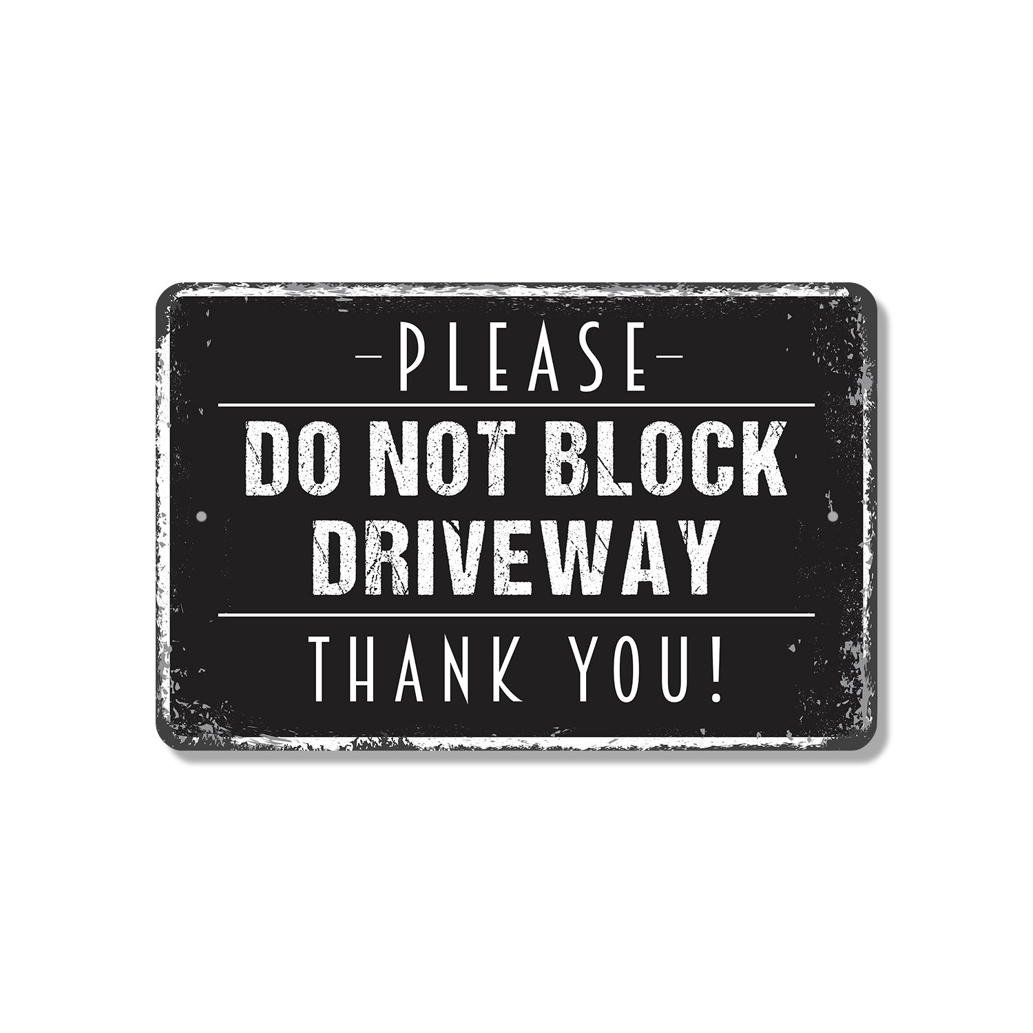 Please Do Not Block Driveway Sign Keep Entrance Clear Durable Perfect for Homes