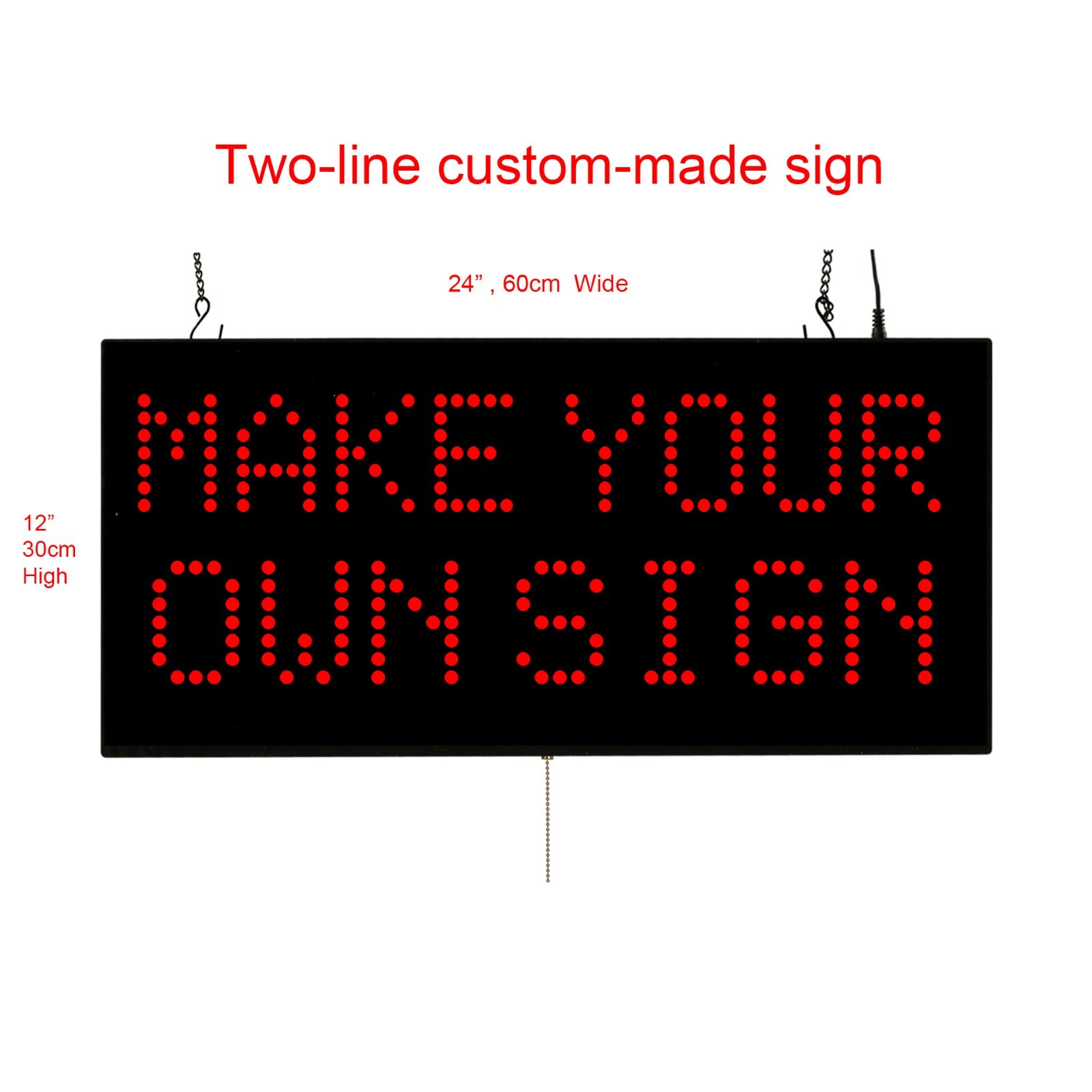 Custom Sign, TOPKING Signage, LED Neon Open, Store, Window, Shop, Display
