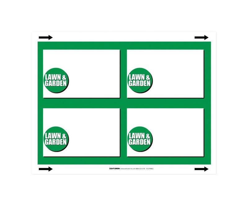 3.5 in. H X 5.5 in. W Office Supplies/Stationary Sign 25 each