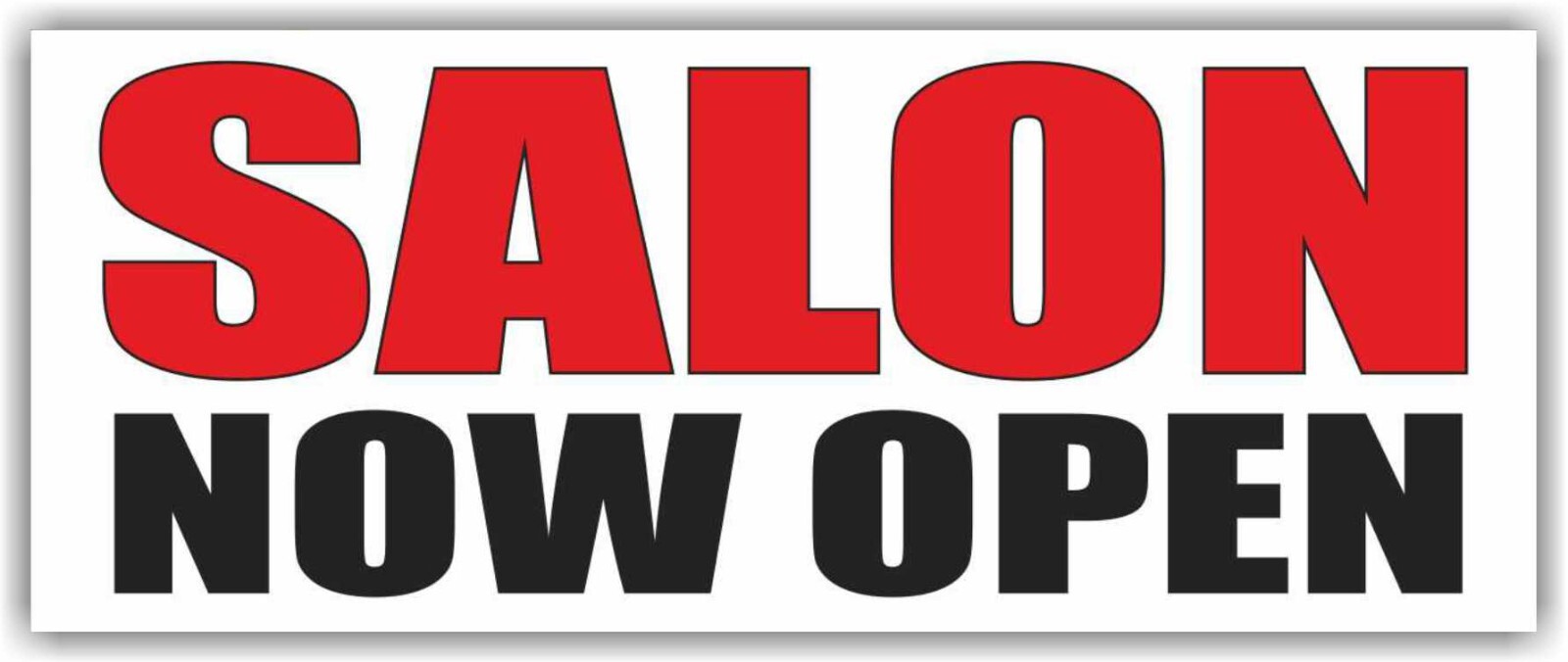 SALON NOW OPEN Advertising Banner Vinyl Sign Beauty Spa Nails Auto Tattoo Barber