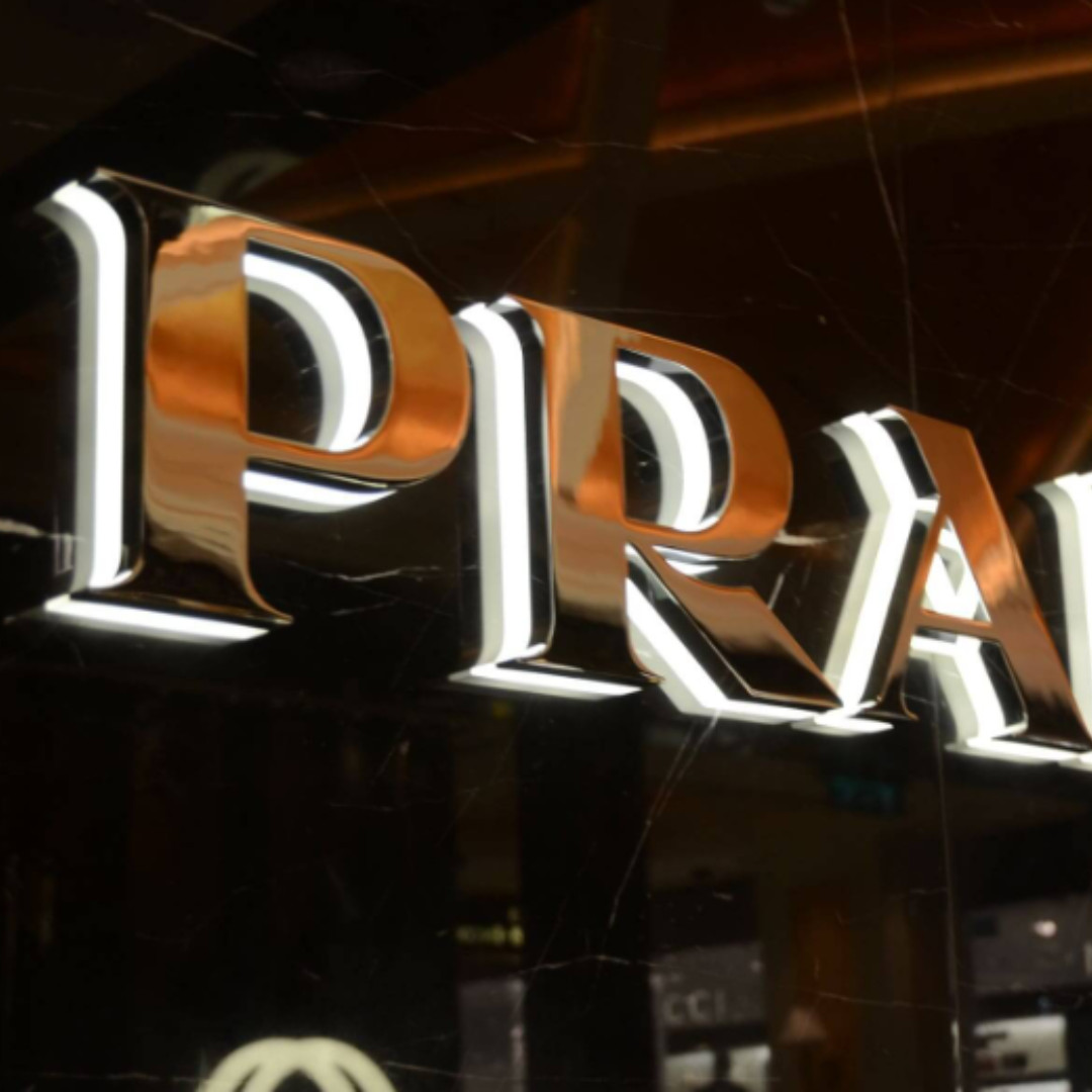 Custom Business Signage LED Metal 3D Letter Backlit Stainless Storefront 3D Sign