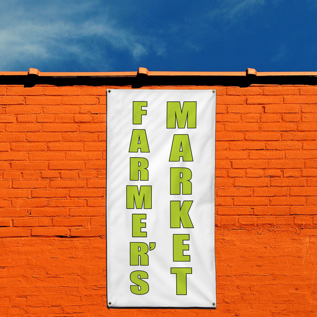 Vertical Vinyl Banner Multiple Sizes Business Weatherproof Industrial Yard Signs