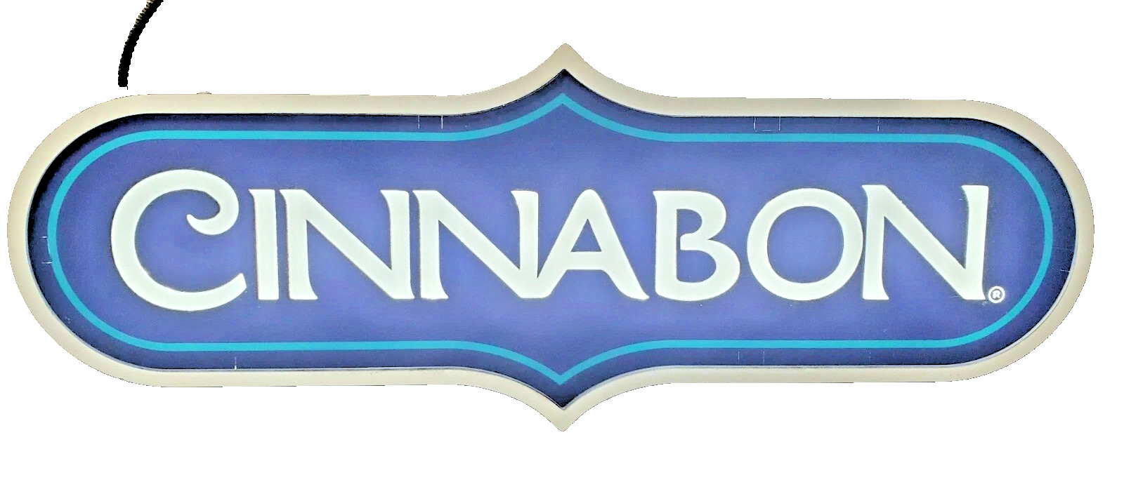Large Lighted Cinnabon Store Advertising lighted sign Wired 110v Plug