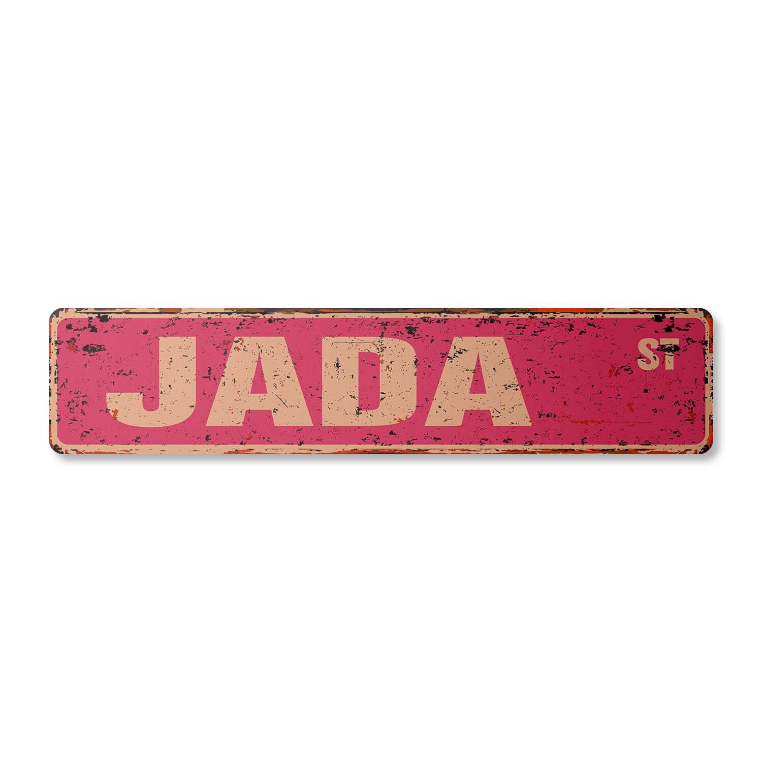 JADA Vintage Street Sign Childrens Name Room Metal Sign