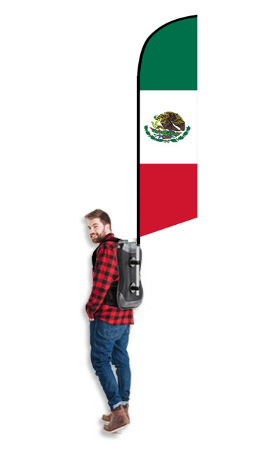 MEXICO BACKPACK FLAG