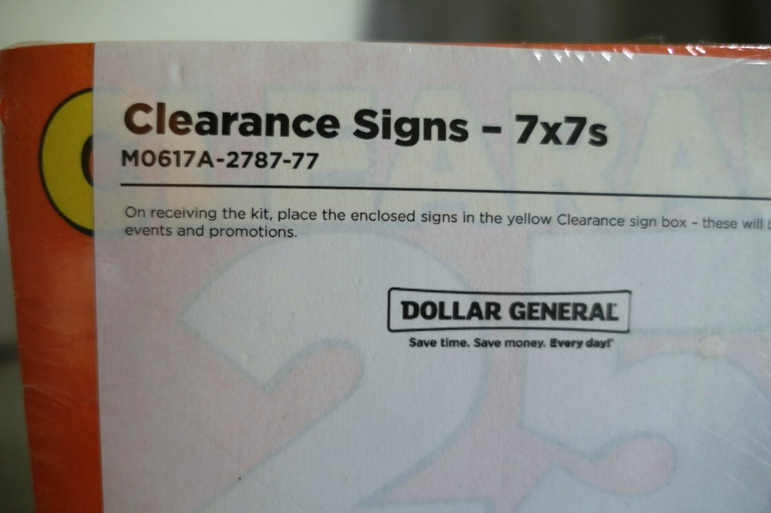 NEW 300 Retail Clearance 25% Off Sale Signs Display Paper Store Promotion 7&Prime;
